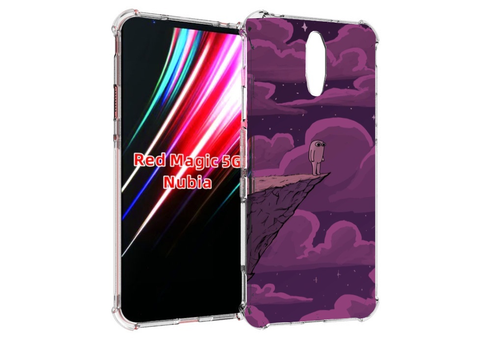 

Чехол MyPads розовая-фасолька для ZTE Nubia Red Magic 1 5G, Прозрачный, Tocco