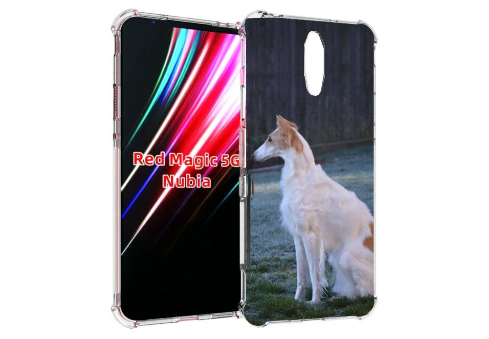 

Чехол MyPads русская псовая борзая для ZTE Nubia Red Magic 1 5G, Прозрачный, Tocco