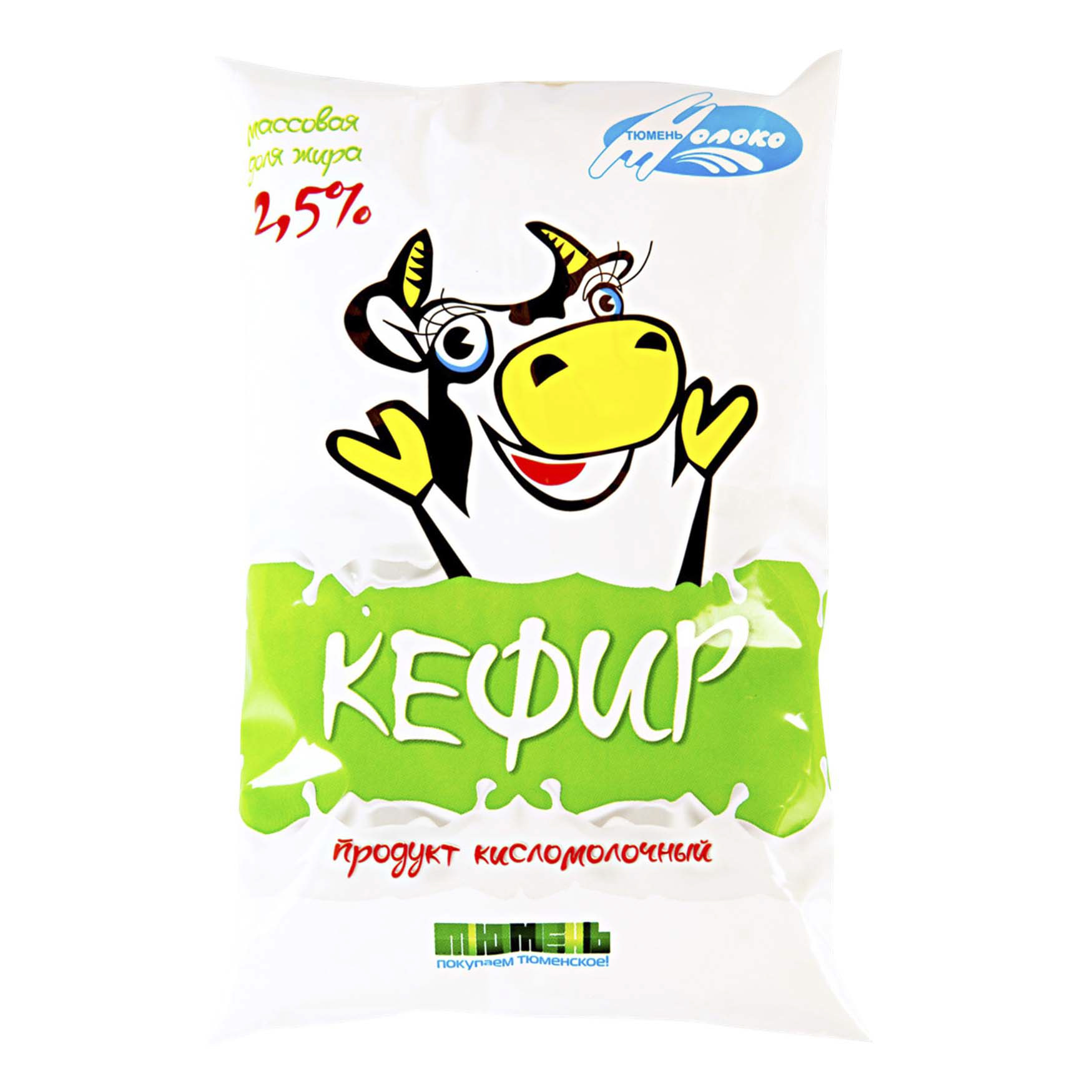 

Кефир Тюменьмолоко 2,5% бзмж 900 мл