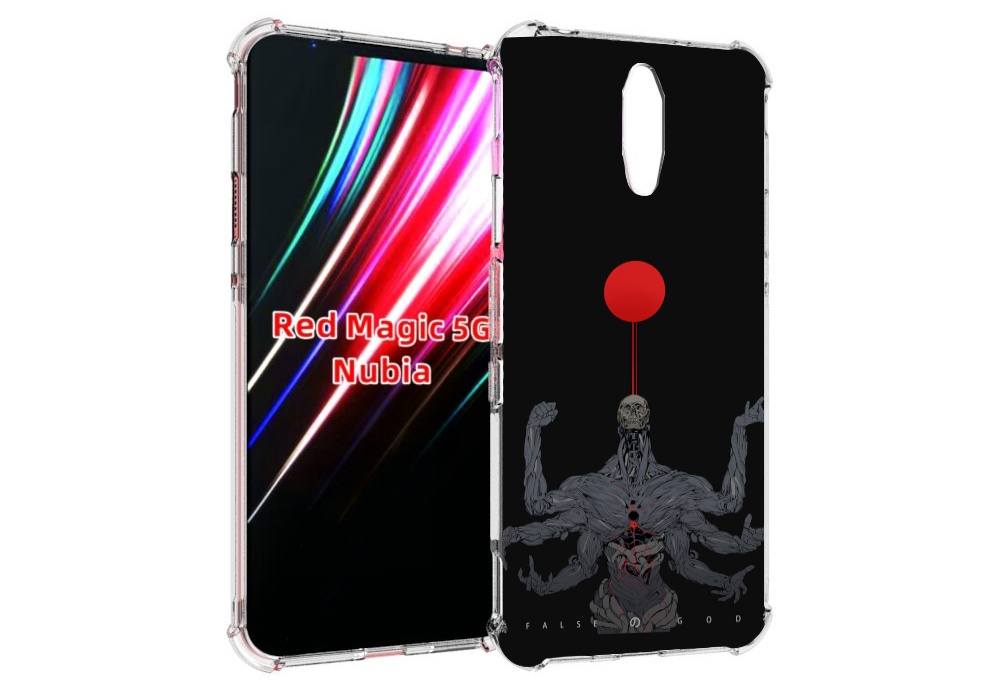 

Чехол MyPads скелет-с-6-руками для ZTE Nubia Red Magic 1 5G, Прозрачный, Tocco