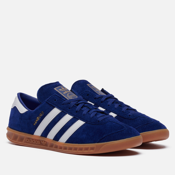 фото Кеды женские adidas hamburg синие 42.5 eu