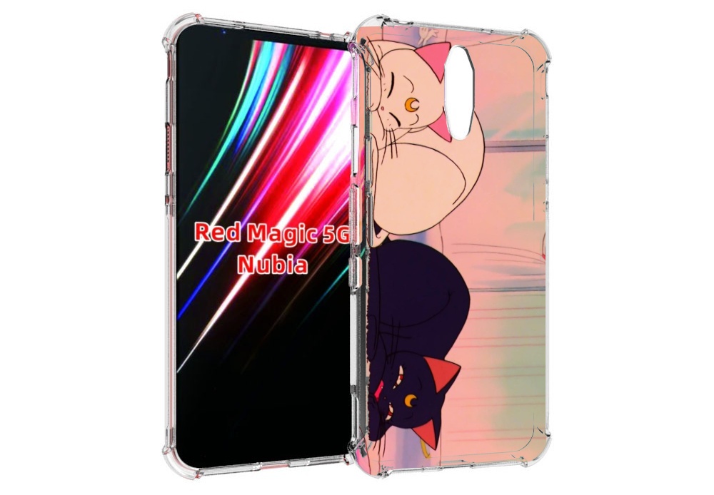 

Чехол MyPads спящие коты для ZTE Nubia Red Magic 1 5G, Прозрачный, Tocco