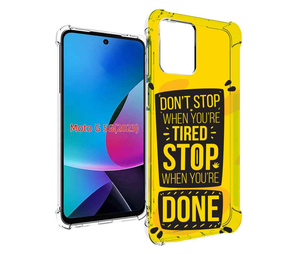 

Чехол MyPads yellow-done для MOTO G 5G 2023, Tocco