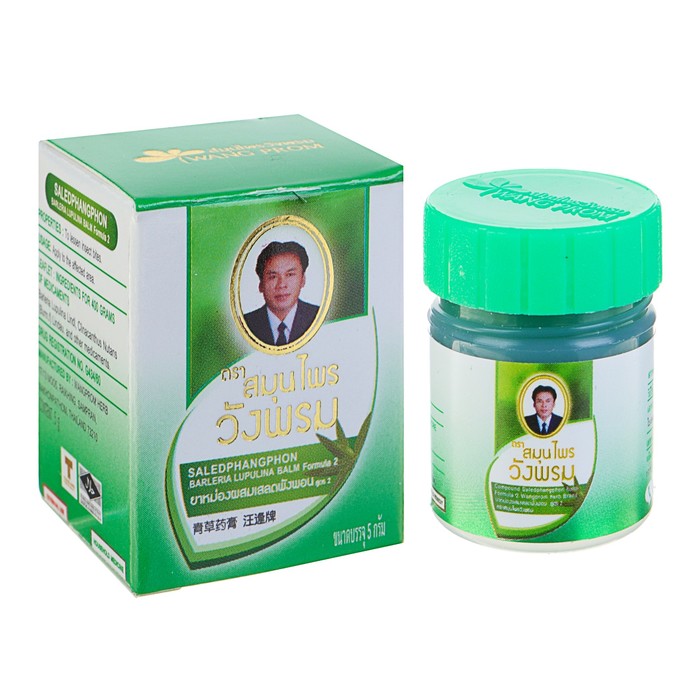 Купить Фитобальзам для тела WangProm зеленый от воспаления и защемления нервов 5 г