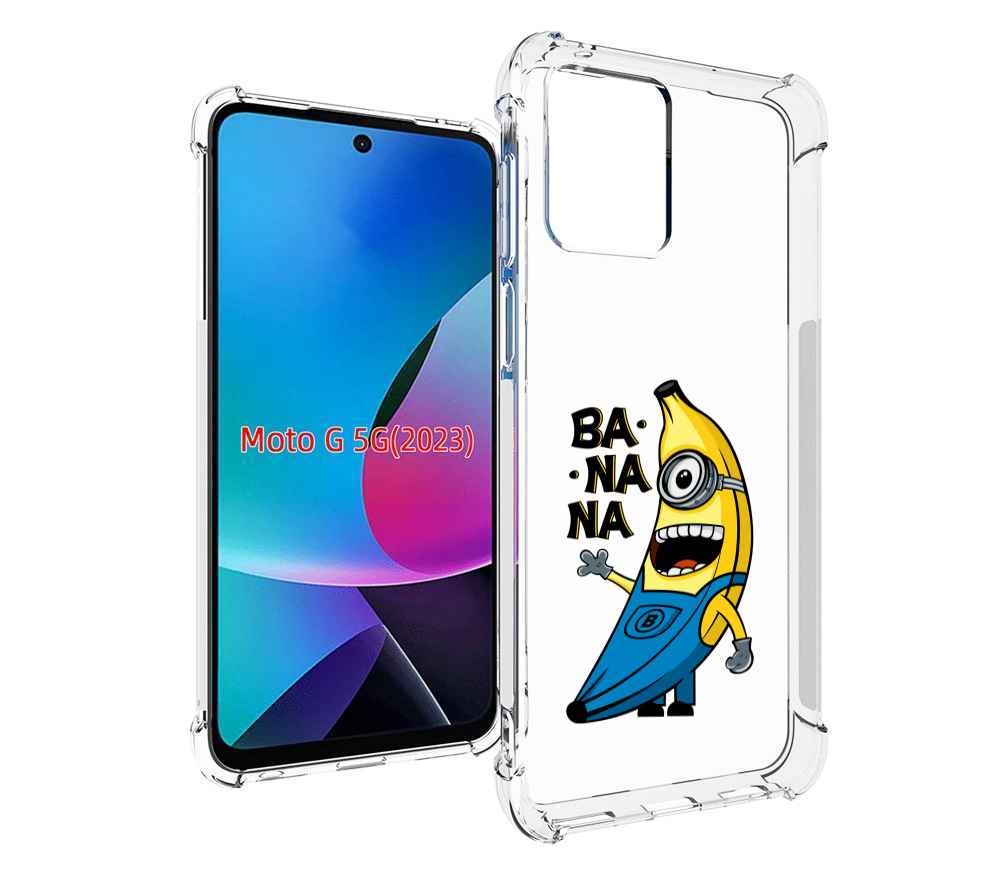 

Чехол MyPads Банана-миньон для MOTO G 5G 2023, Tocco
