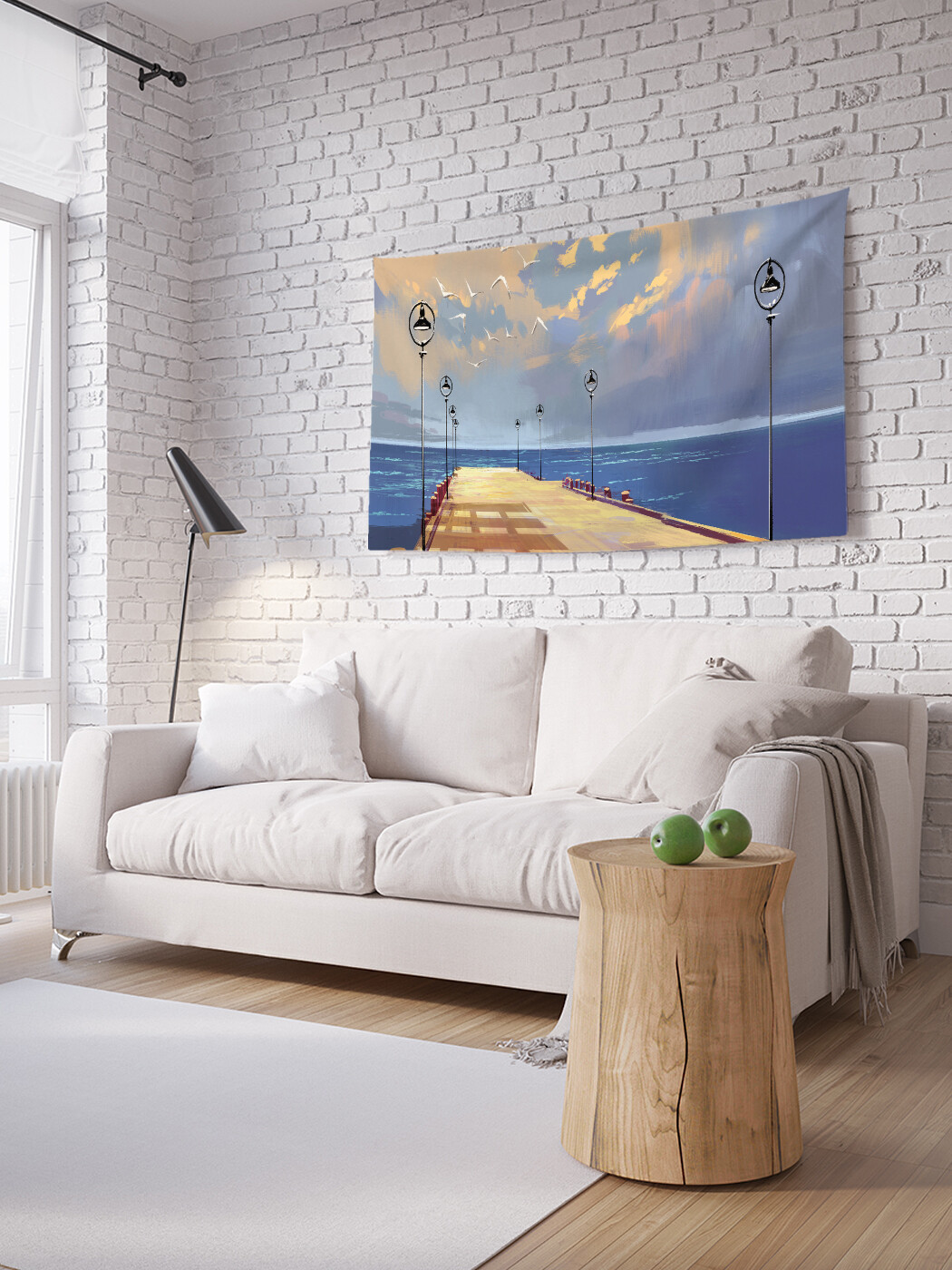 

Горизонтальное фотопанно JoyArty Подышать морским воздухом, из ткани, 150х200 см