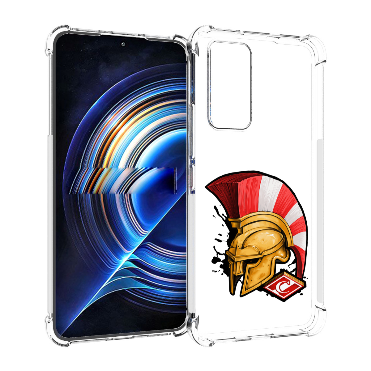 

Чехол MyPads ФК спартак шлем для Tecno Camon 19 Neo, Прозрачный, Tocco