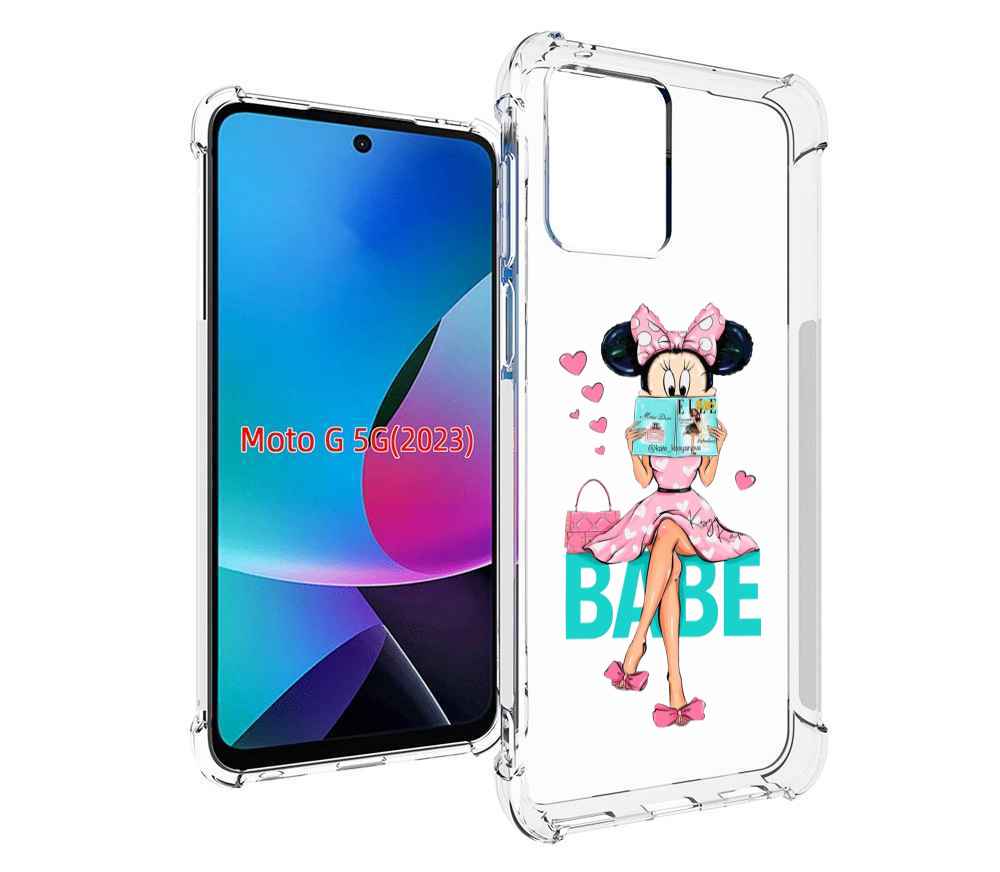 

Чехол MyPads Бейби-микки для MOTO G 5G 2023, Tocco