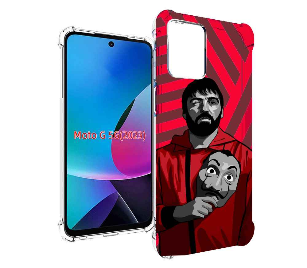 

Чехол MyPads Богата-Бумажный-дом для MOTO G 5G 2023, Tocco