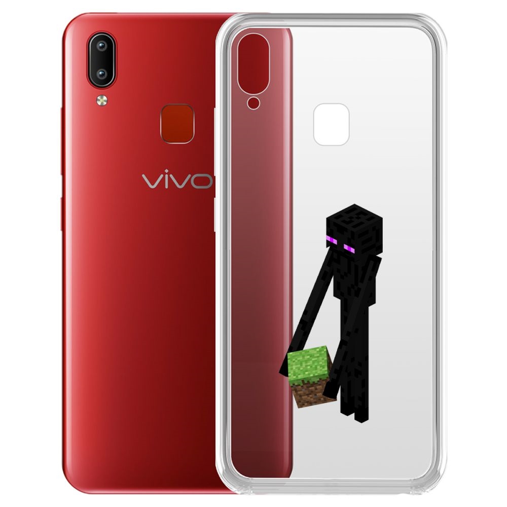 

Чехол-накладка Кейс Эндермен для Vivo Y91/Y91i/Y93/Y95, Разноцветный