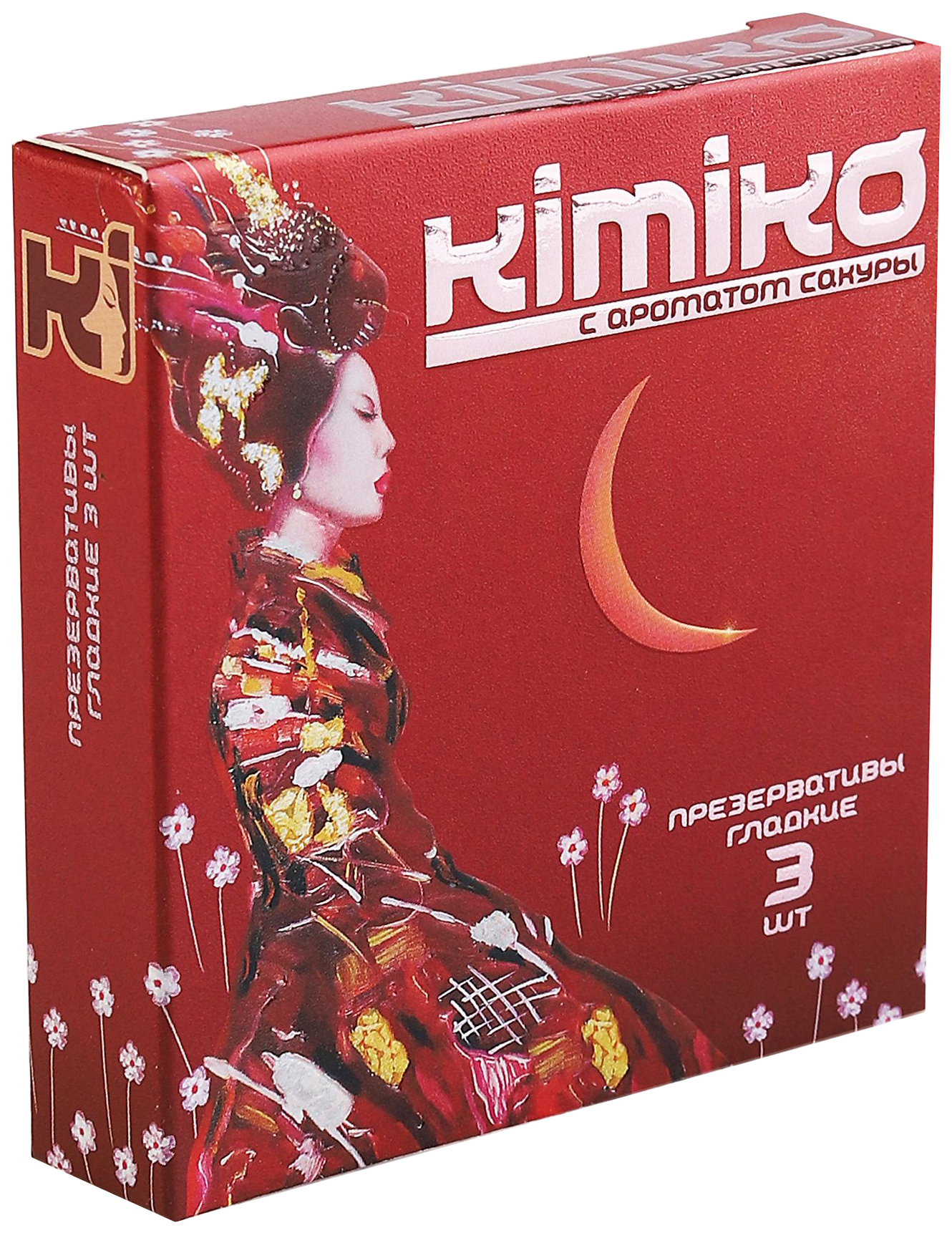 фото Презервативы kimiko с ароматом сакуры 3 шт.