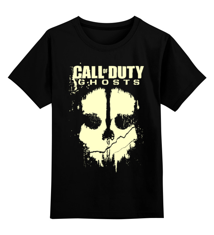

Футболка детская Printio Call of duty ghosts цв. черный р. 104, Call of duty ghosts