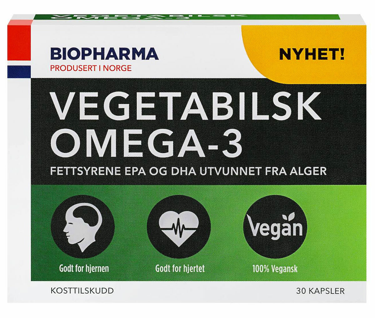 фото Omega 3 biopharma vegan omega 3 капсулы 30 шт.