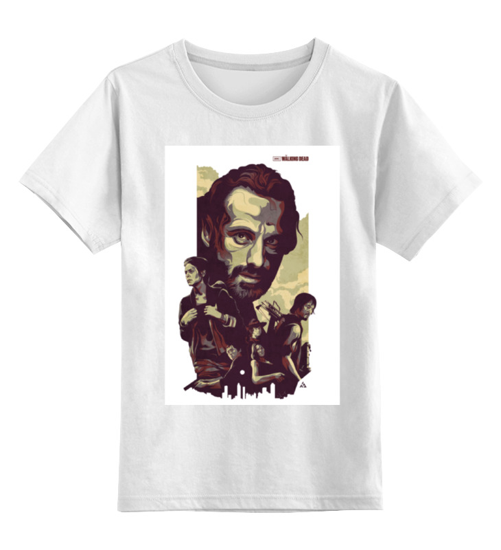 

Футболка детская Printio The walking dead цв. белый р. 104, The walking dead