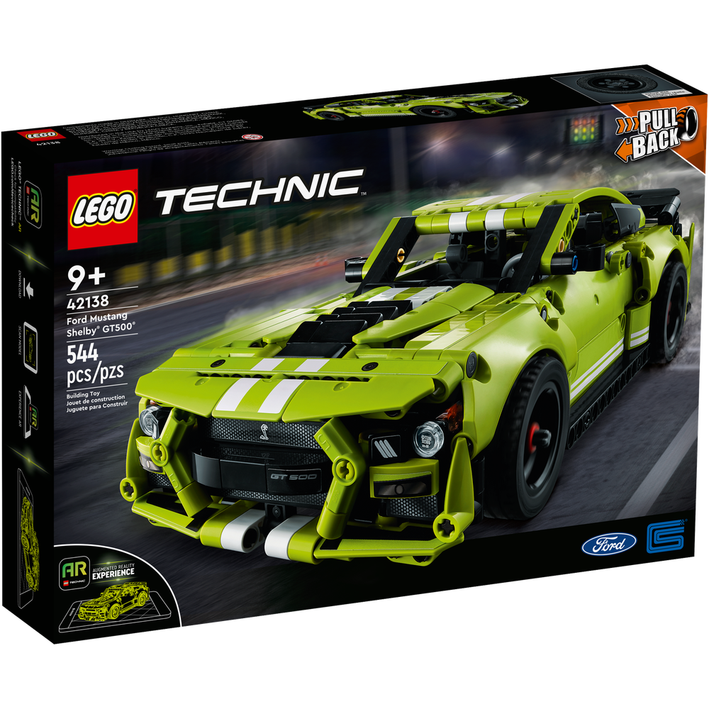 Конструктор LEGO Technic Ford Mustang Shelby GT500 42138 welly 1 24 ford shelby cobra 427 s c 1965 alloy car model die casting series toy car model boy gift