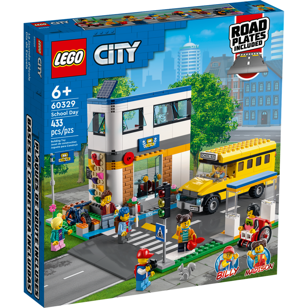 Конструктор LEGO City День в школе 60329 конструктор lego hidden side 70423 автобус охотников за паранормальными явлениями 3000