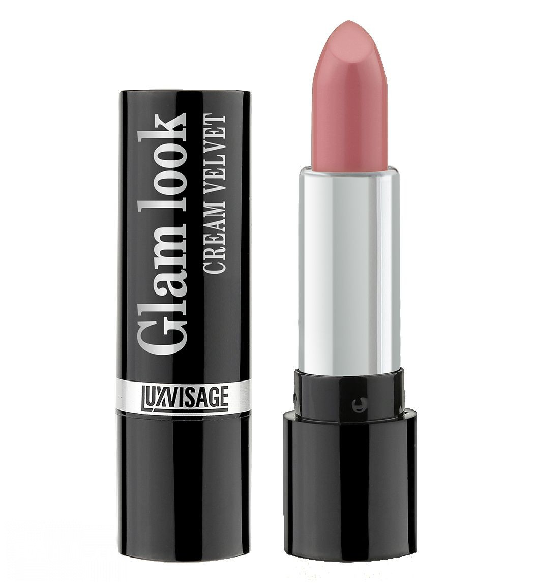 

Помада губная LUXVISAGE GLAM LOOK cream velvet тон 332 Ромовая нуга, GLAM LOOK