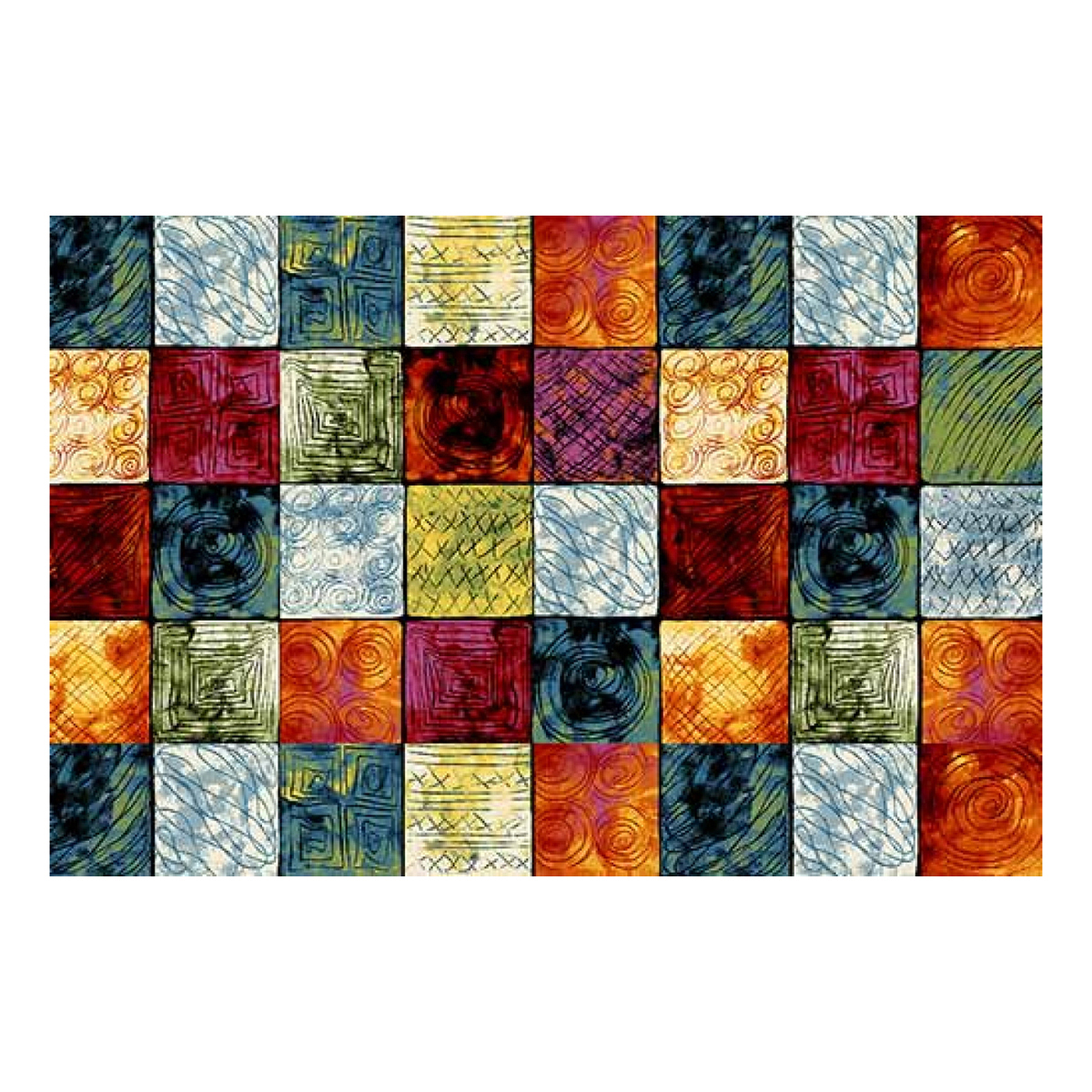 

Ковер фризе "crystal" 0,8x1,5 м 2746 multicolor МЕРИНОС