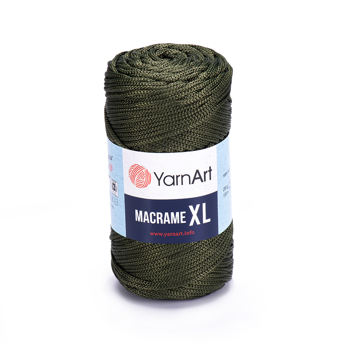 

Пряжа YarnArt 'Macrame XL', 250г, 130м (100% полиэстер) (164 хаки), 4 мотка, 7733925