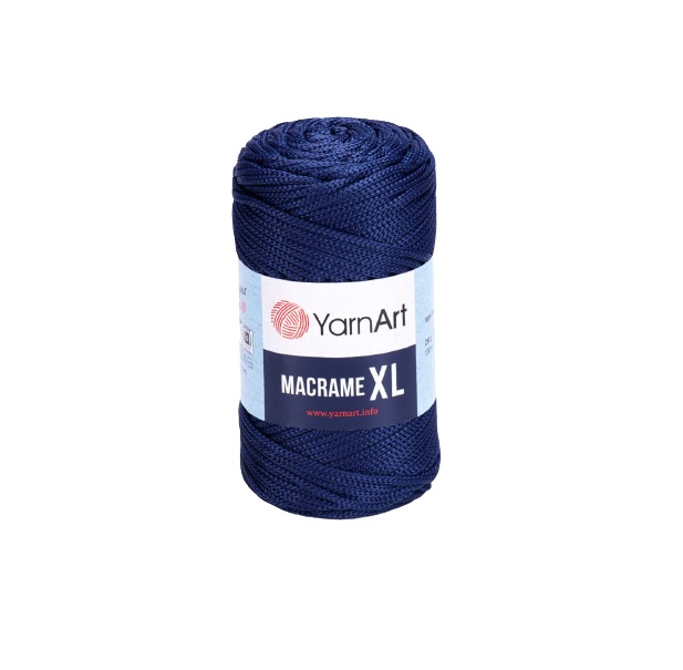 

Пряжа YarnArt 'Macrame XL', 250г, 130м (100% полиэстер) (162 синий), 4 мотка, Macrame XL