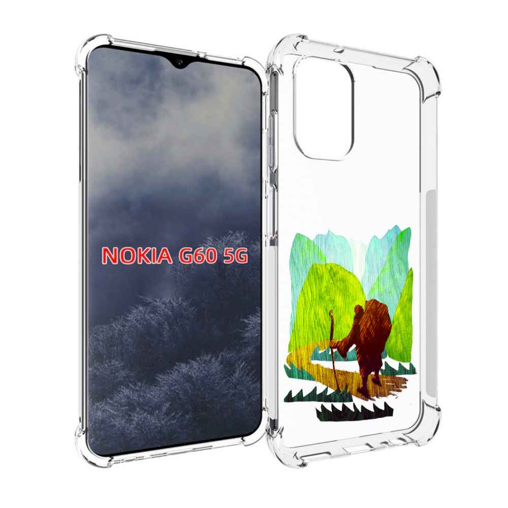 

Чехол MyPads Лесная тропа для Nokia G60 5G, Прозрачный, Tocco