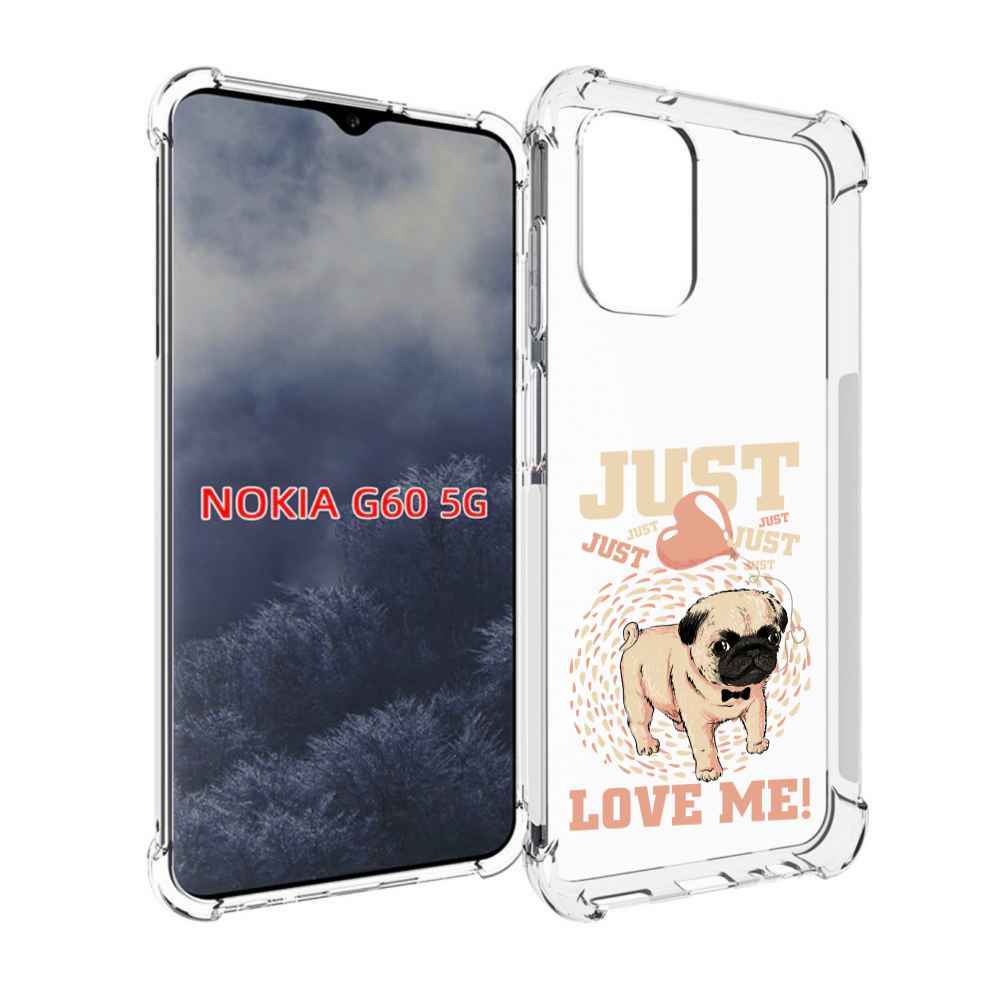

Чехол MyPads Люби меня для Nokia G60 5G, Прозрачный, Tocco