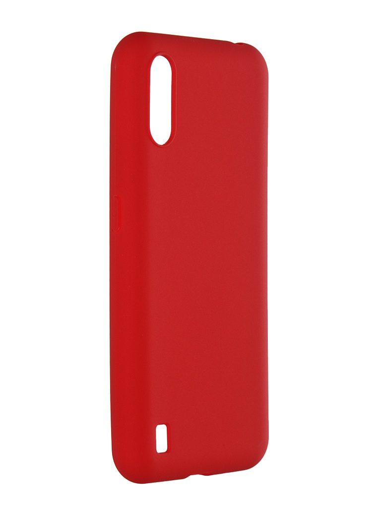 фото Чехол pero для samsung galaxy m01 soft touch red сс01-m01r