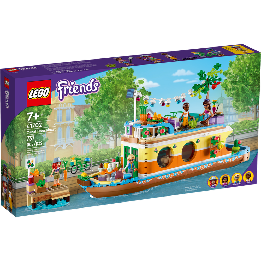 Конструктор LEGO Friends Плавучий дом на канале 41702 конструктор lego friends пляжный дом для отдыха 41709