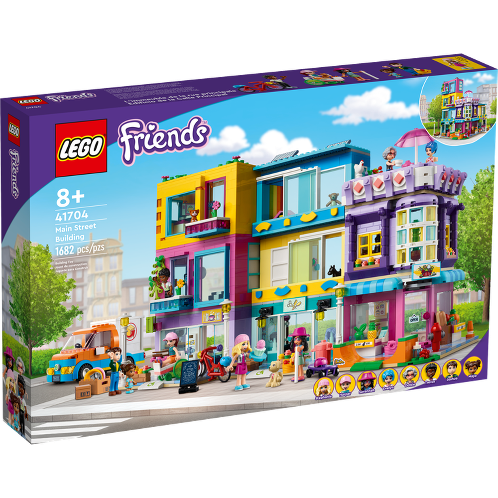 Конструктор LEGO Friends Большой дом на главной улице, 1682 детали,  41704 франшиза на 360 от покупки готовой до создания собственной