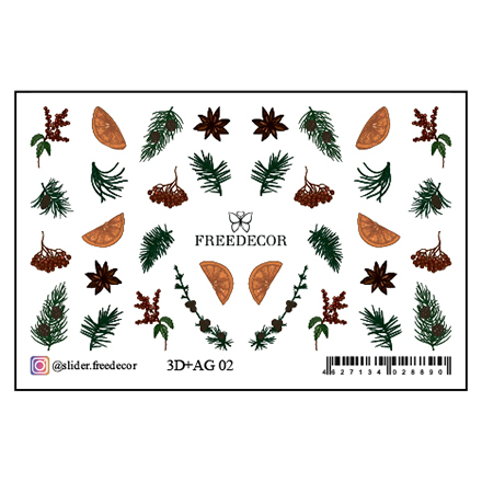 

Слайдер-дизайн Freedecor 3D Аэрография №002