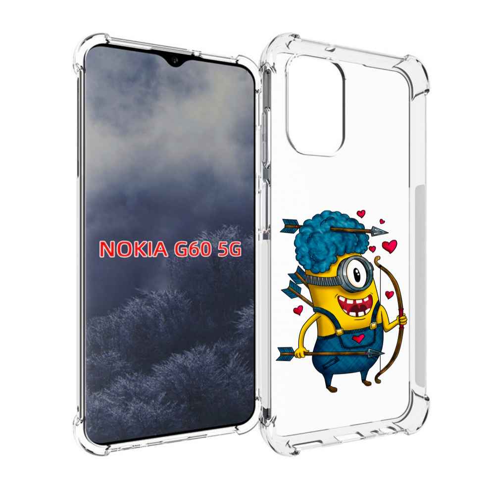 

Чехол MyPads Миньон купидон для Nokia G60 5G, Прозрачный, Tocco