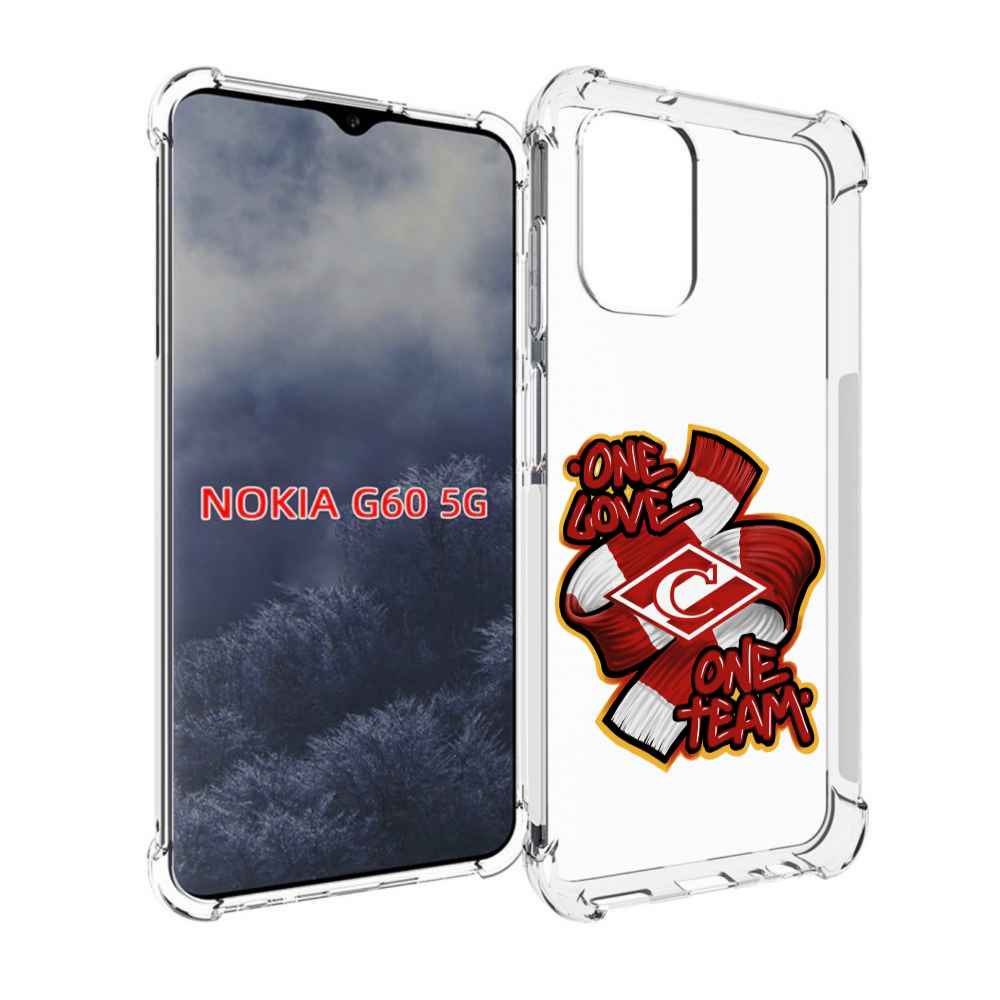 

Чехол MyPads Одна любовь-Спартак для Nokia G60 5G, Прозрачный, Tocco
