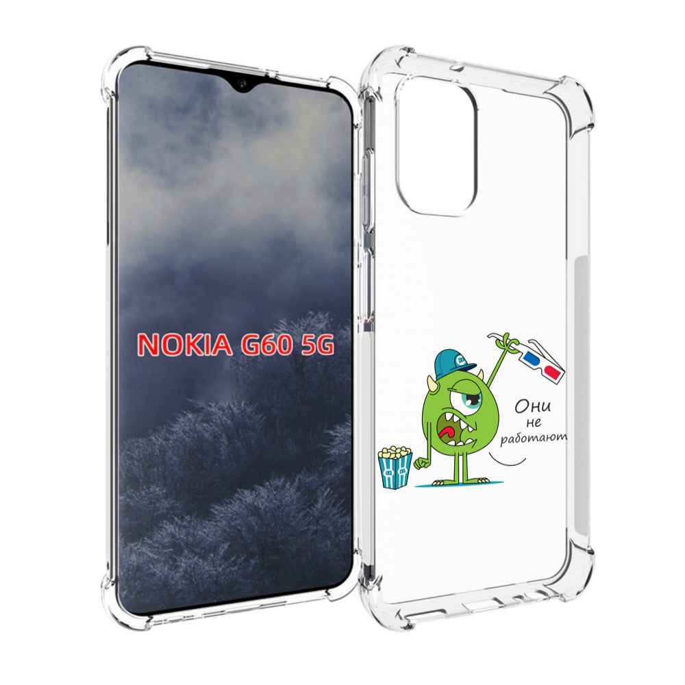 

Чехол MyPads Очки не работают для Nokia G60 5G, Прозрачный, Tocco
