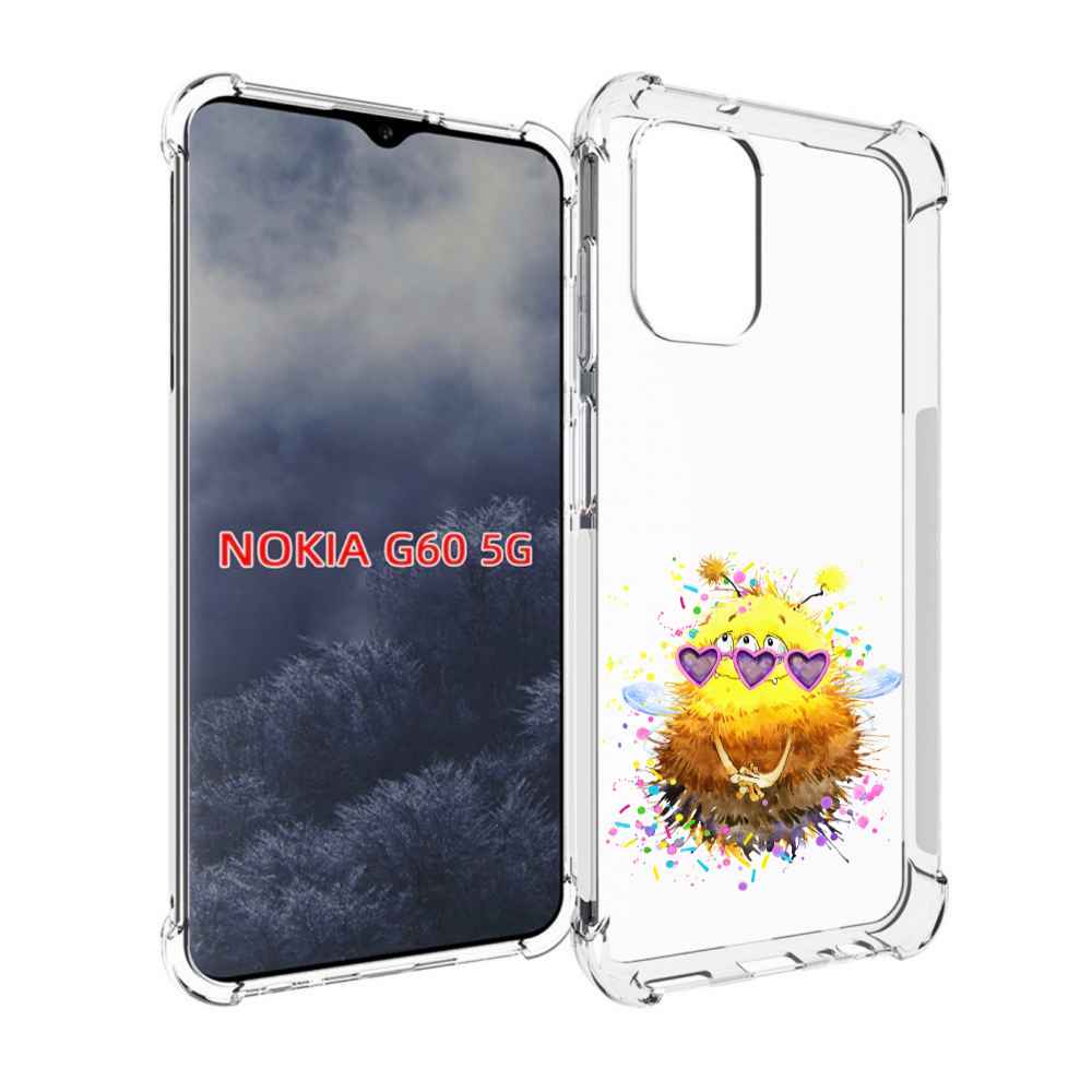 

Чехол MyPads Пушитый шмель для Nokia G60 5G, Прозрачный, Tocco