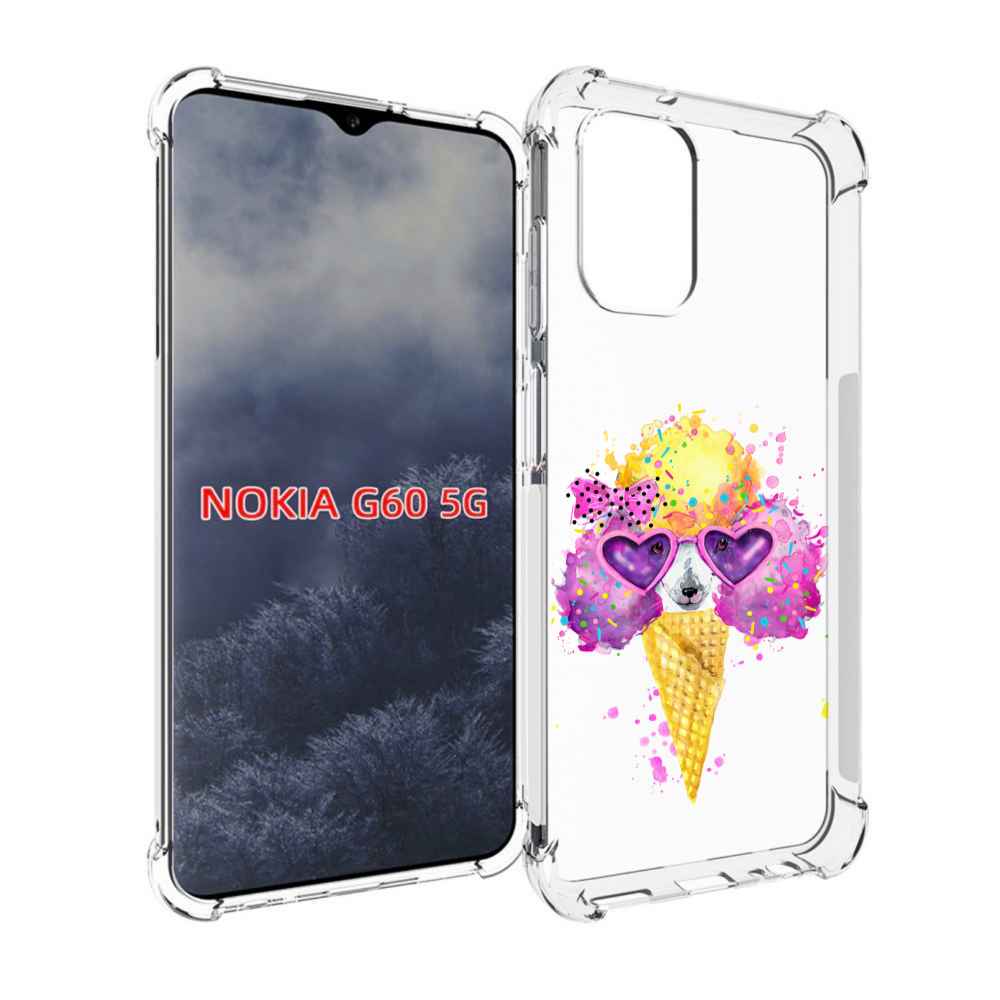 

Чехол MyPads Рожок для Nokia G60 5G, Прозрачный, Tocco