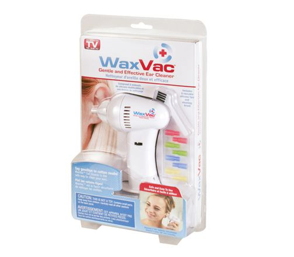 Прибор для чистки ушей Wax Vac свети лосьон для чистки ушей 250