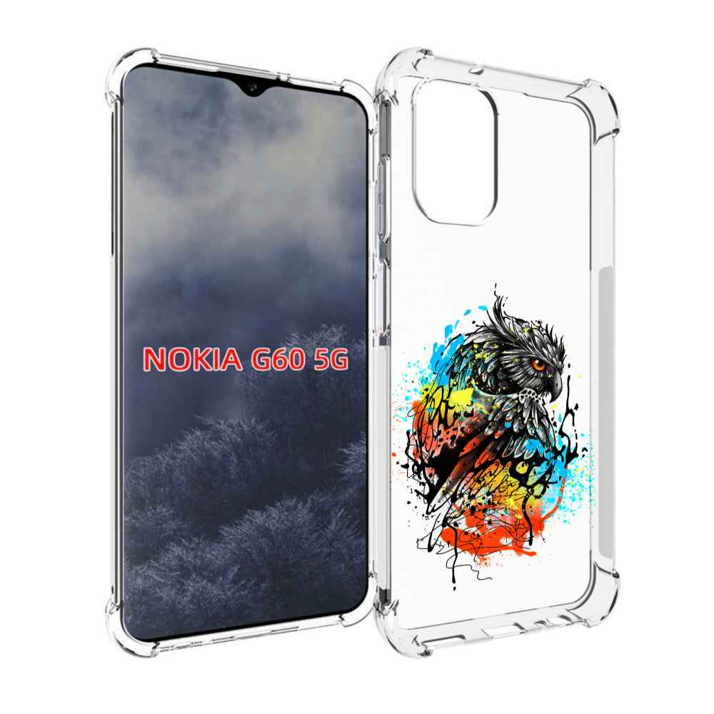 

Чехол MyPads Творческая сова для Nokia G60 5G, Прозрачный, Tocco