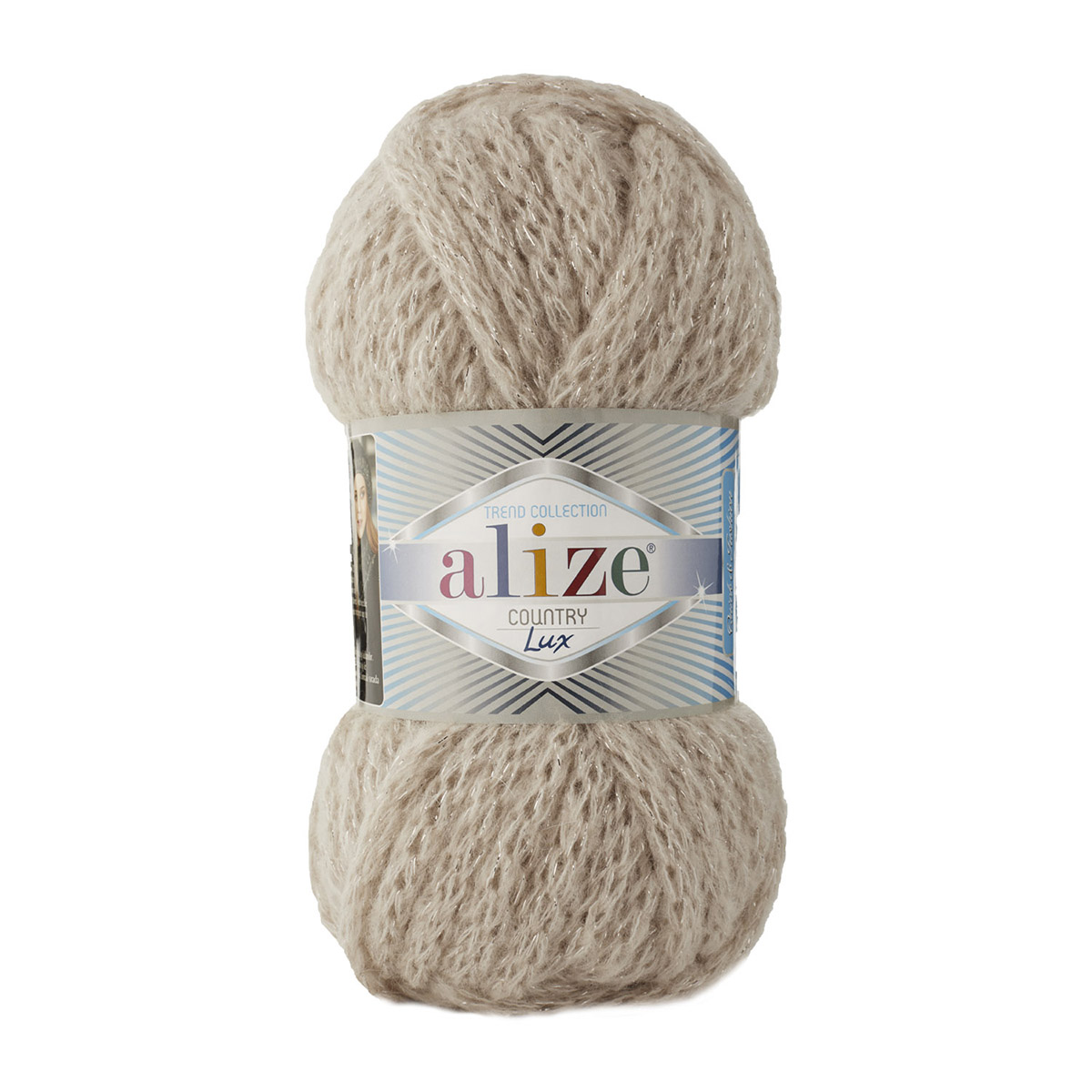 

Пряжа Alize 499320_00010 Country lux 67 бежевый, Country lux