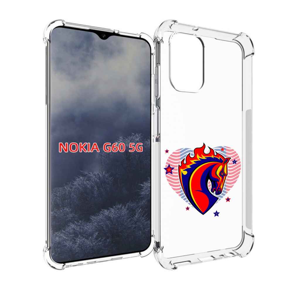 

Чехол MyPads ФК ЦСЛ Лошадь для Nokia G60 5G, Прозрачный, Tocco