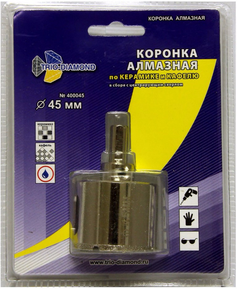 

Коронка алмазная TRIO-DIAMOND 45*30