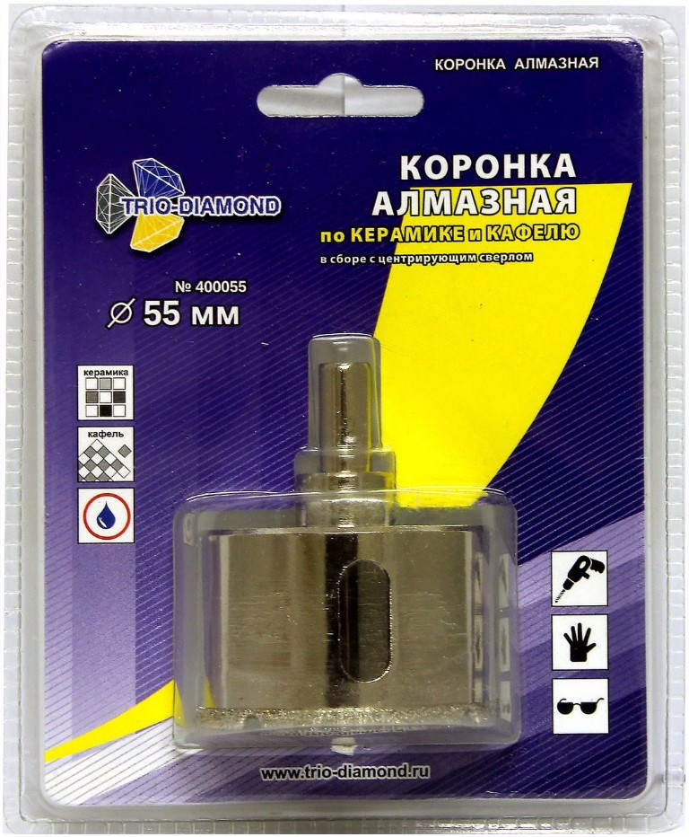 

Коронка алмазная TRIO-DIAMOND 55*30