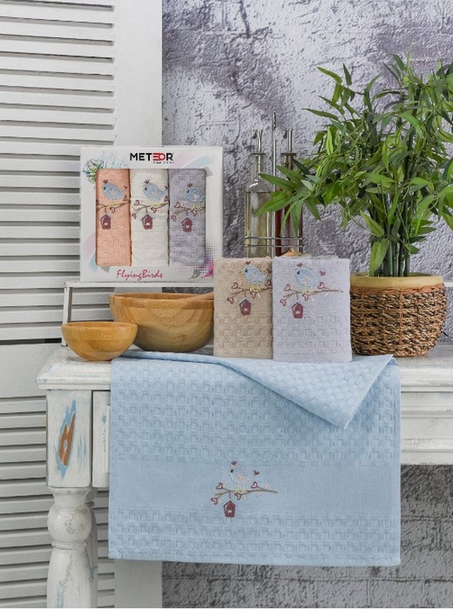 

Салфетки METEOR вафель. в короб. 40x60 (3 шт.) BIONCE KUS