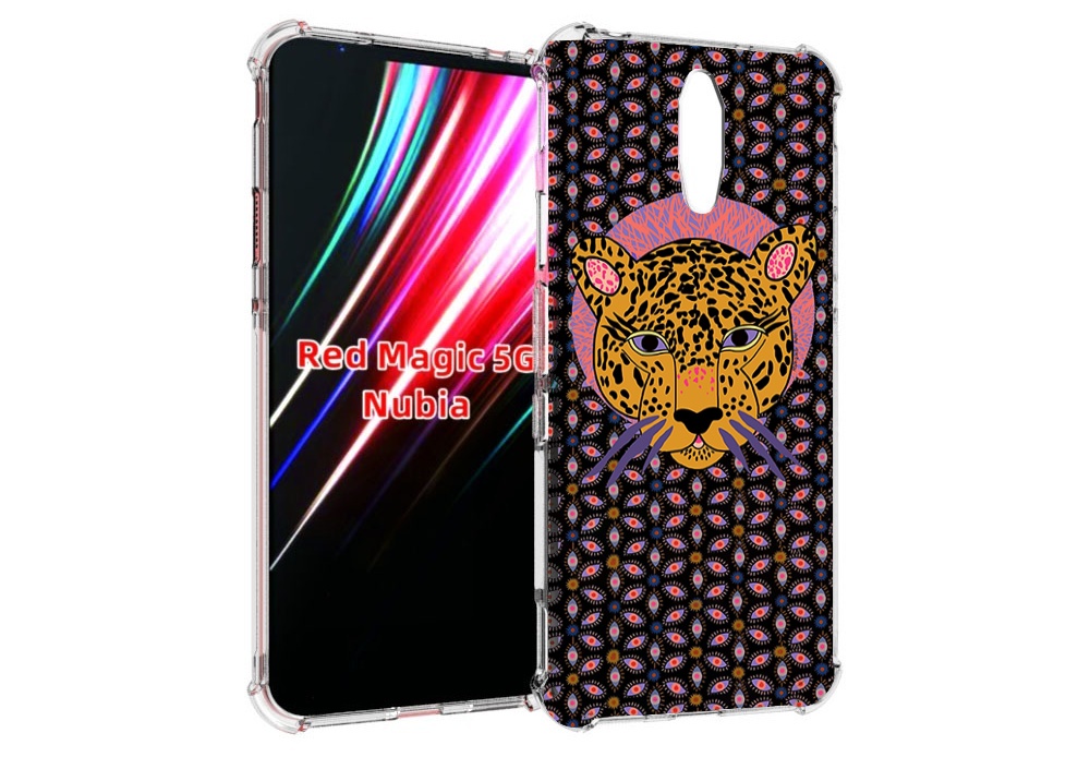 

Чехол MyPads тигр-в-глазах для ZTE Nubia Red Magic 1 5G, Прозрачный, Tocco