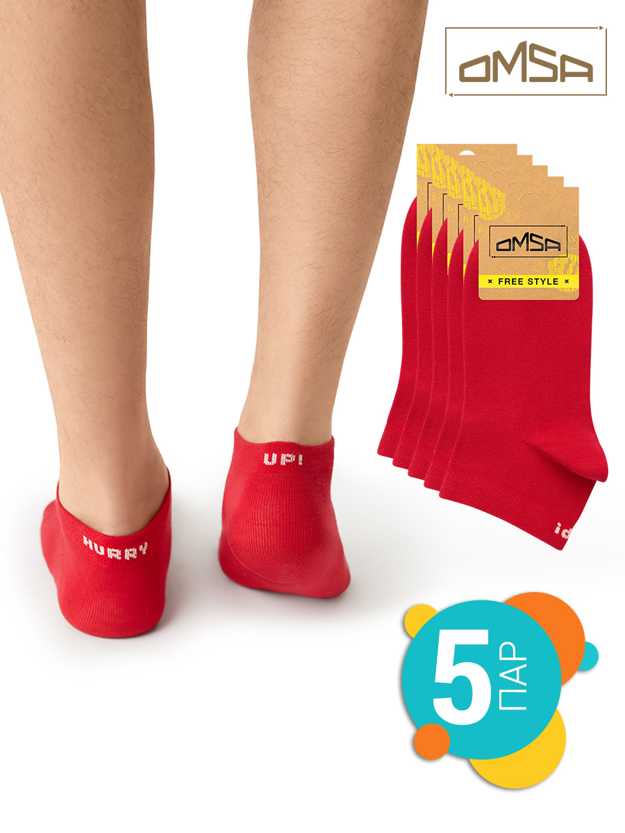 Комплект носков женских Omsa SNL-533970 красных 45-47