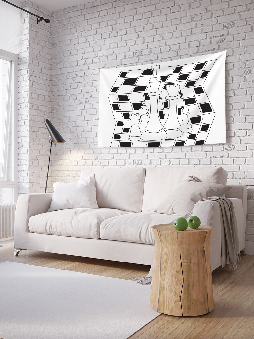 

Горизонтальное фотопанно JoyArty Фигуры на шахматной доске, из ткани, 150х200 см