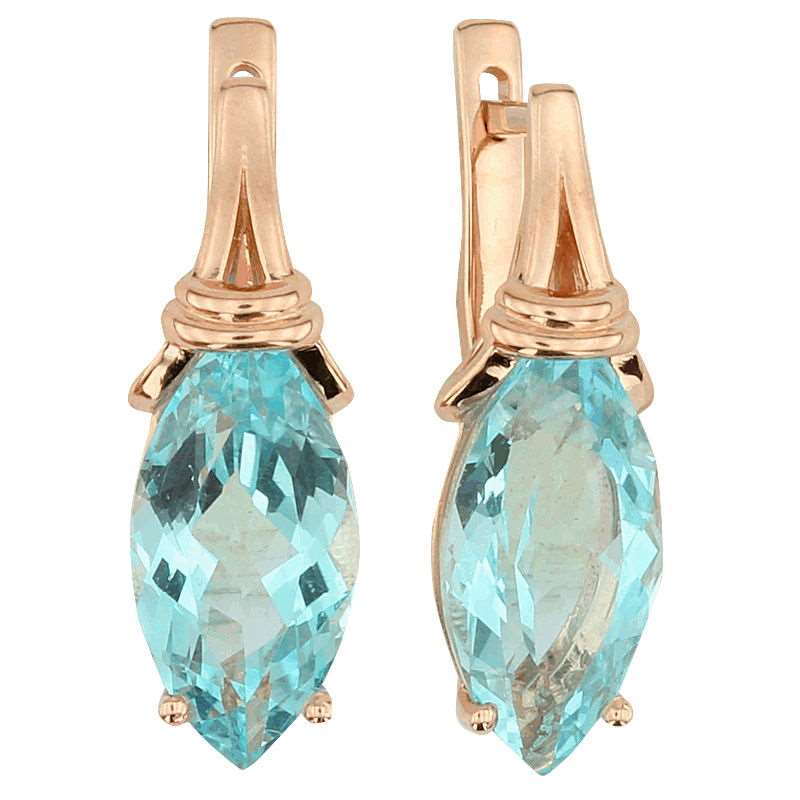 

Серьги из золота ALORIS 267Т, топаз, 267Т
