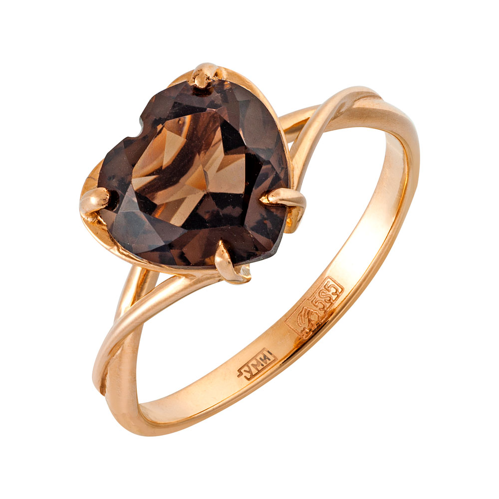

Кольцо из золота р. 16,5 ALORIS 579Р, раухтопаз, 579Р
