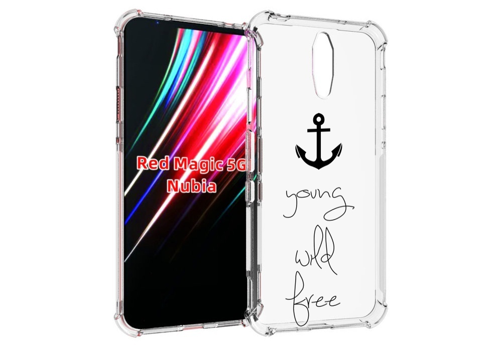 

Чехол MyPads ты-будешь-свободным для ZTE Nubia Red Magic 1 5G, Прозрачный, Tocco