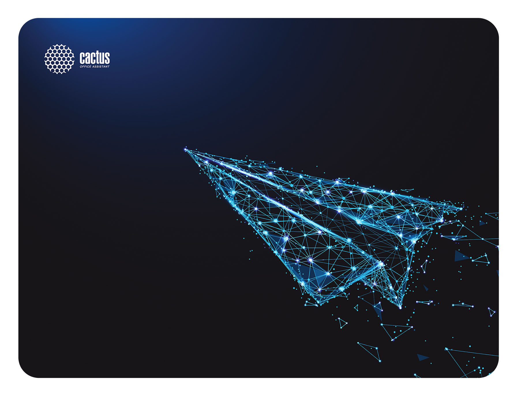 

Коврик для мыши Cactus Airplane CS-MP-PRO03XL, 30x40 см, черный, Airplane
