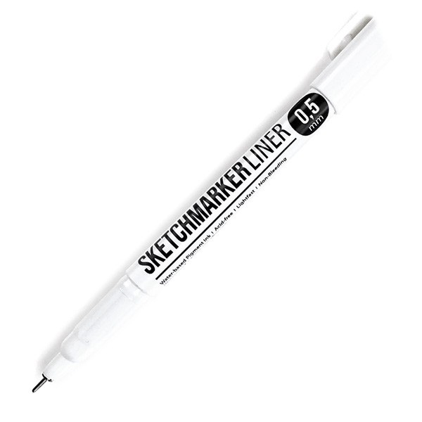 Ручка капиллярная линер Sketchmarker 0 5 черный